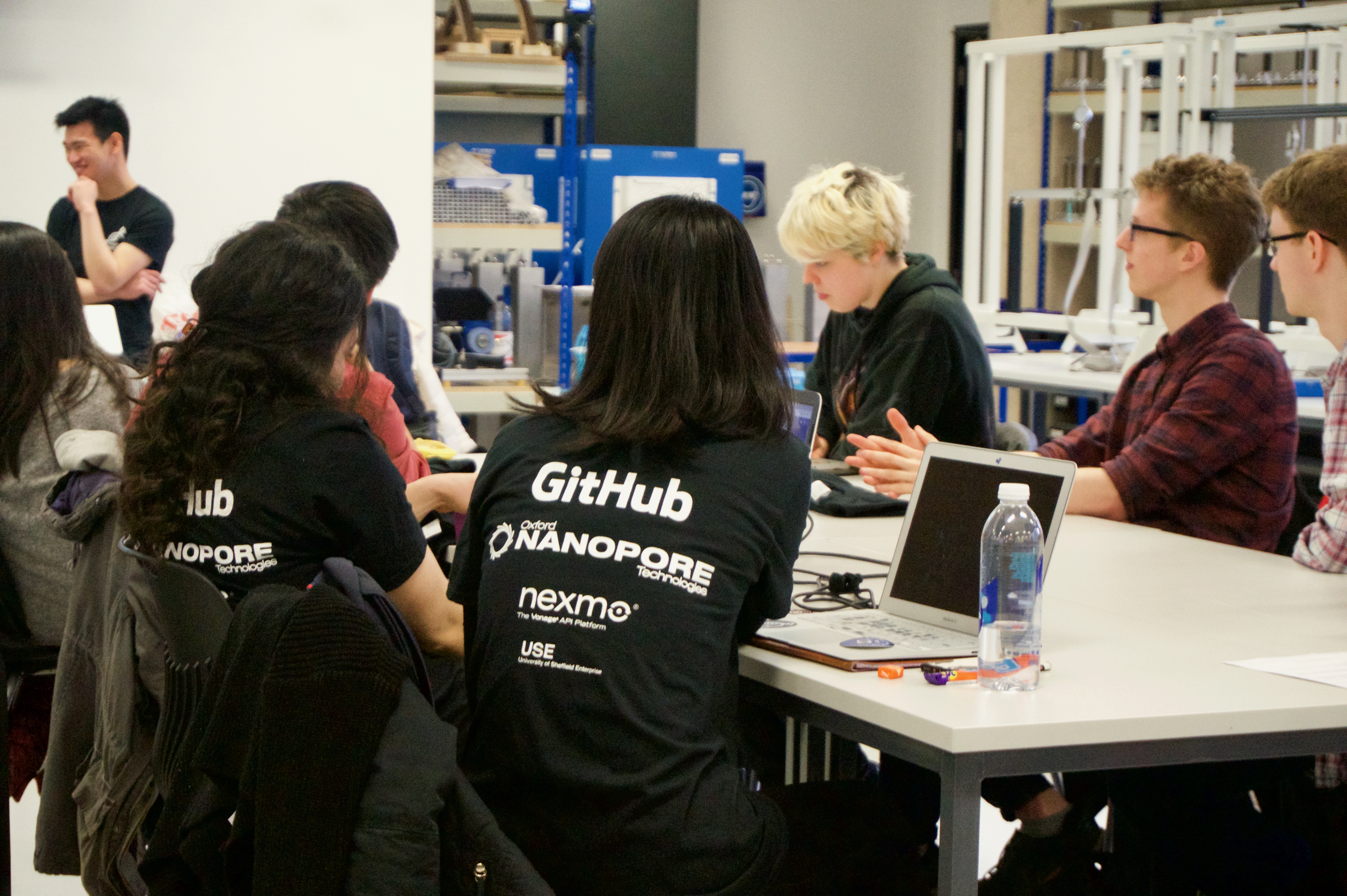 Hackers during the opening ceremony