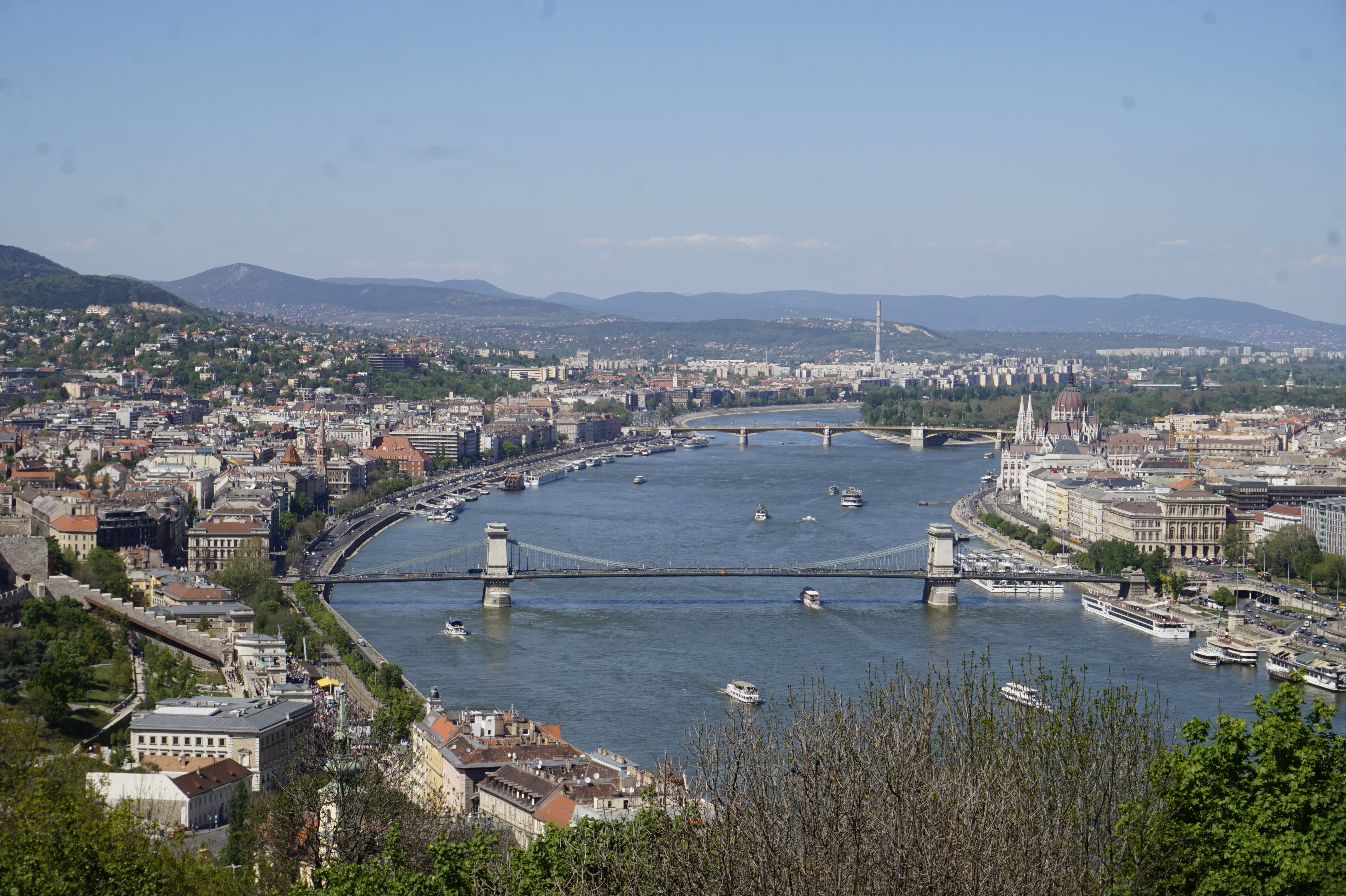 The view from Gellért Hill