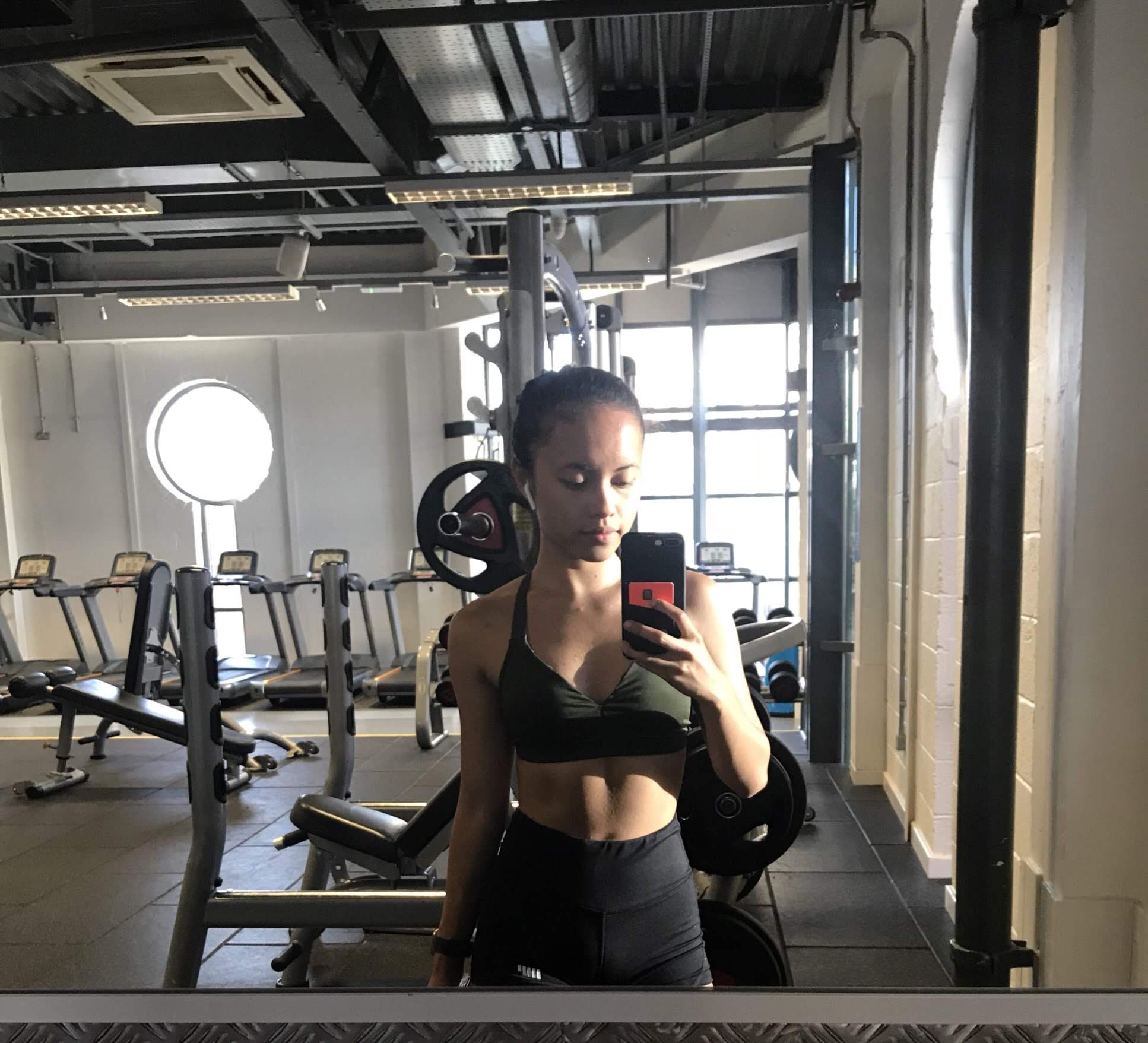 Selfie in between sets 😆