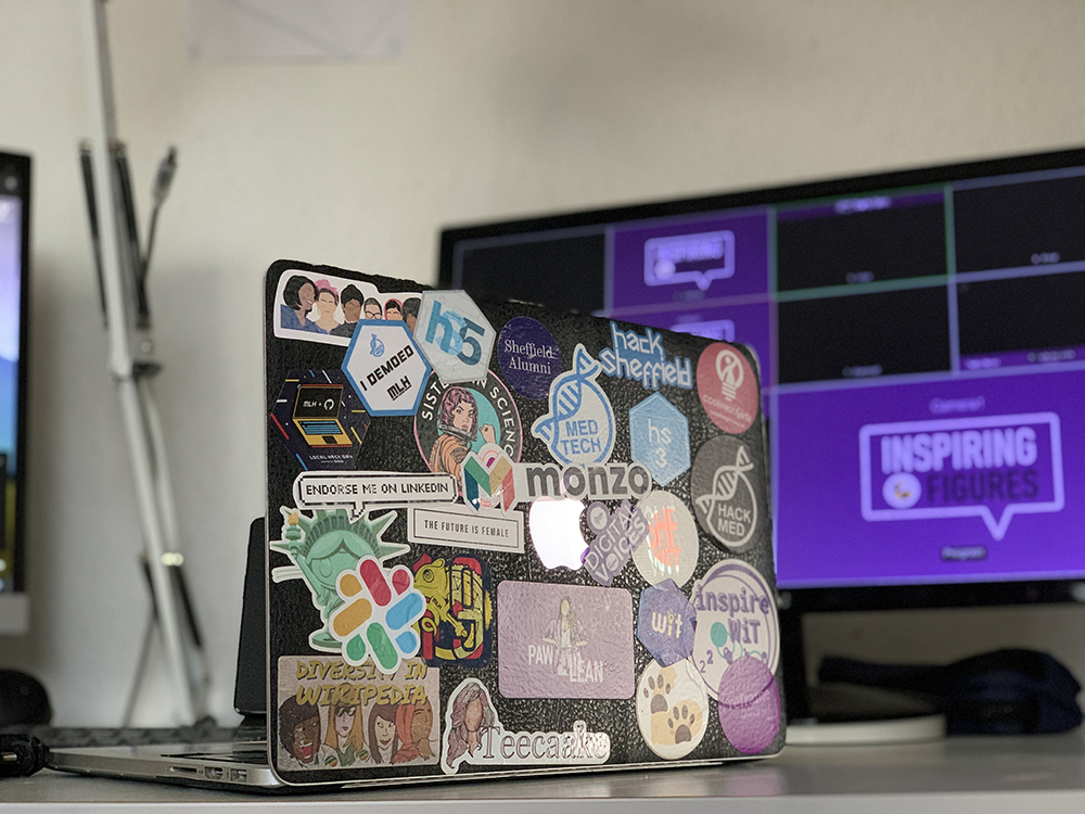 My Macbook Pro - Rachel - with any stickers