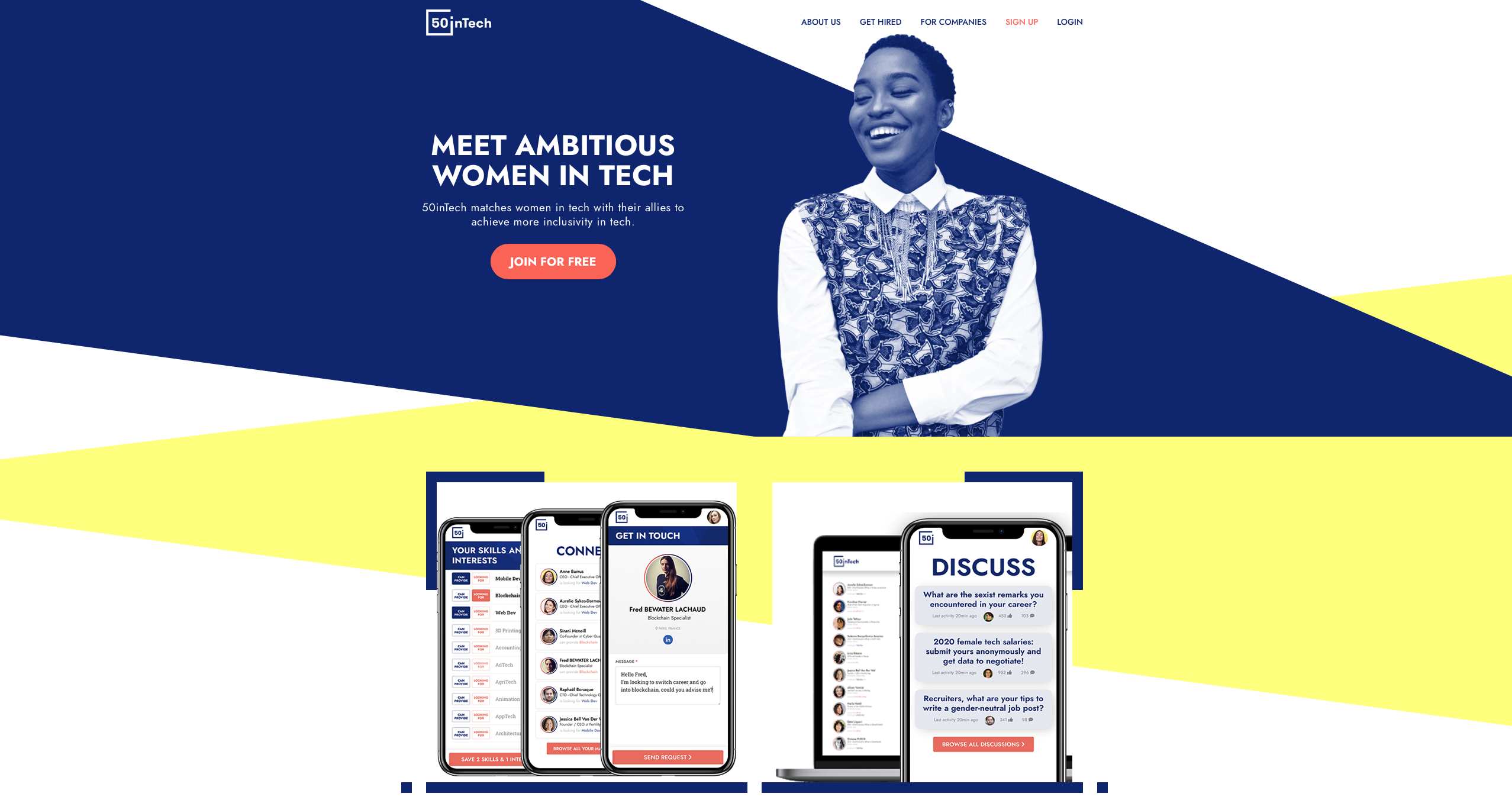 50inTech - meet ambitious women in tech